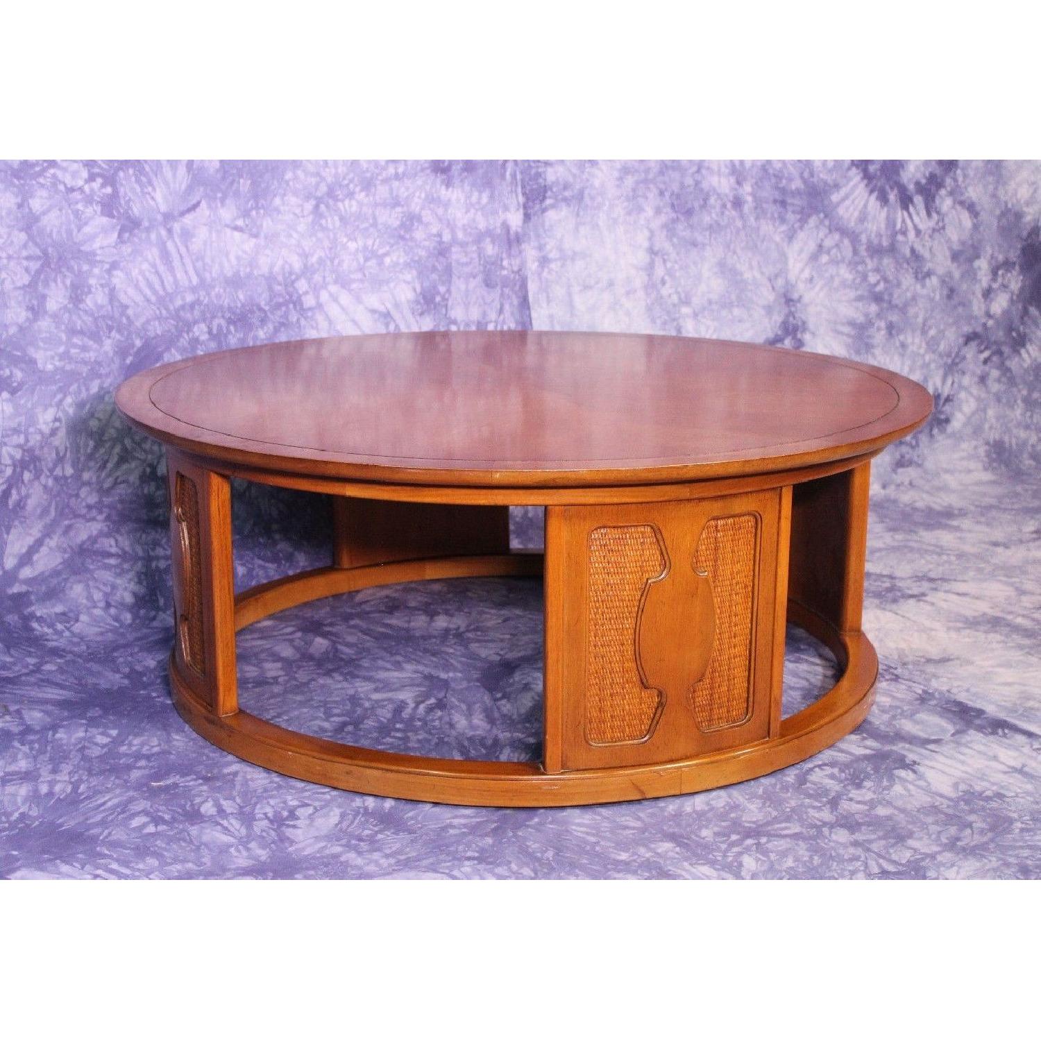 Drexel Walnut Mid Century Modern Coffee Table - image-2