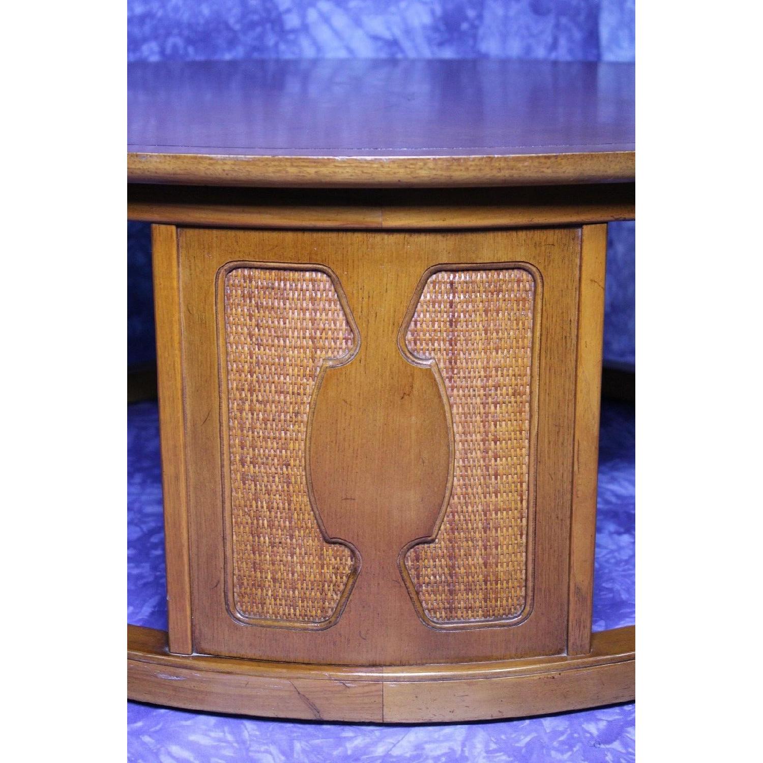 Drexel Walnut Mid Century Modern Coffee Table - image-3