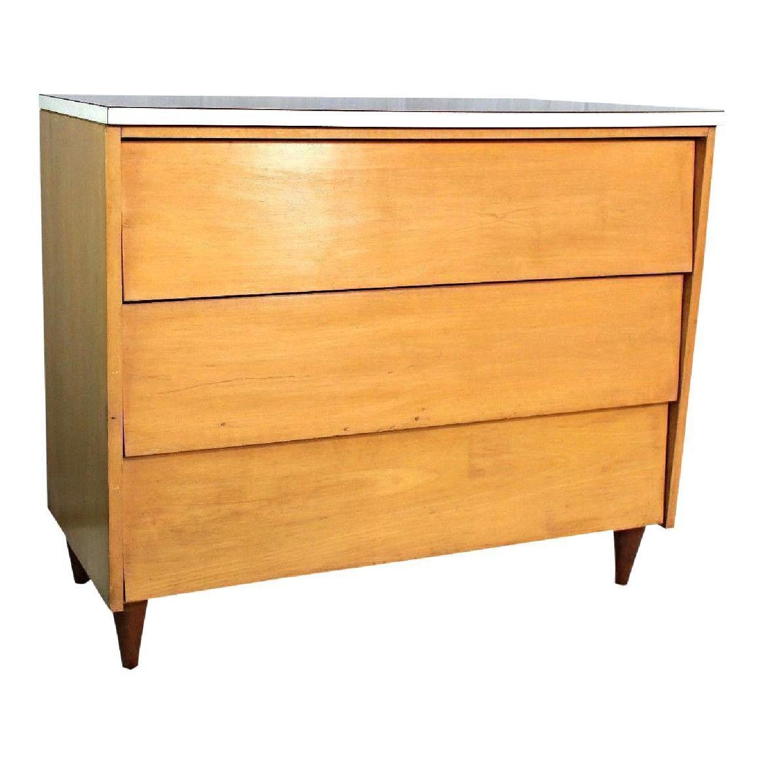 Mid Century Modern Blond Wood Chest of Drawers/Dresser - image-4