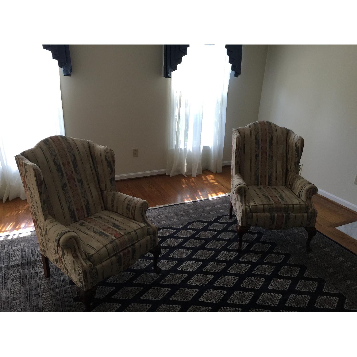 Custom Made Queen Anne Living Room Sofa + 2 Chairs - image-3
