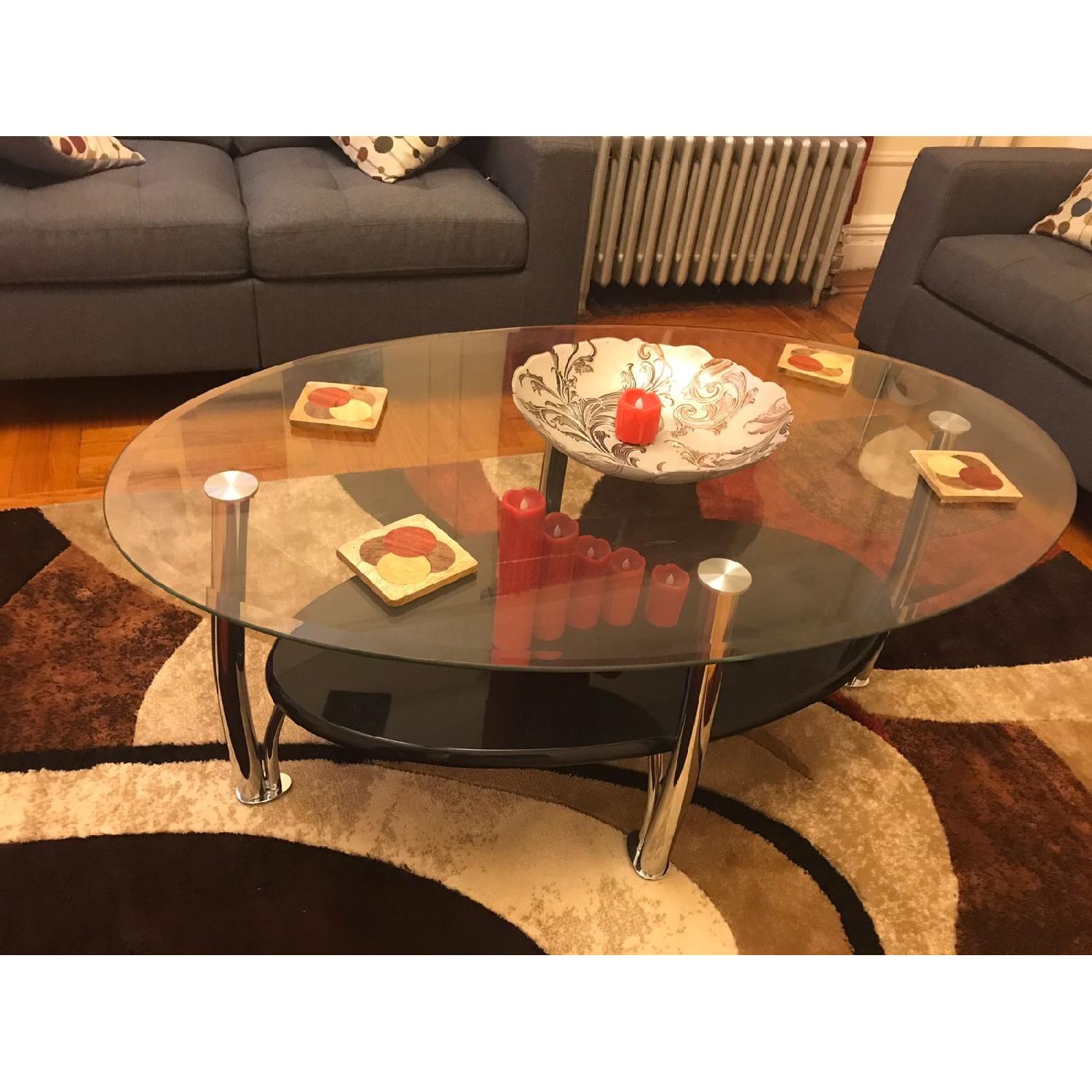 Ashley's Signature Design Coffee Table + 2 End Tables - image-1