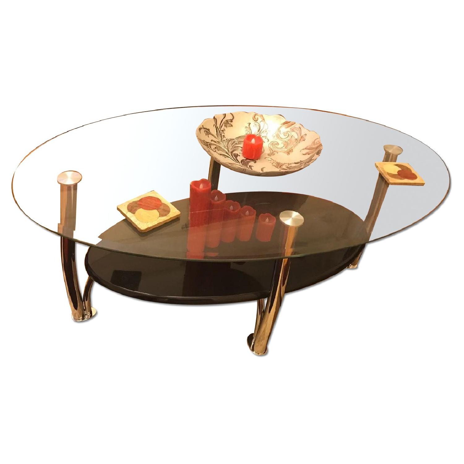 Ashley's Signature Design Coffee Table + 2 End Tables - image-0