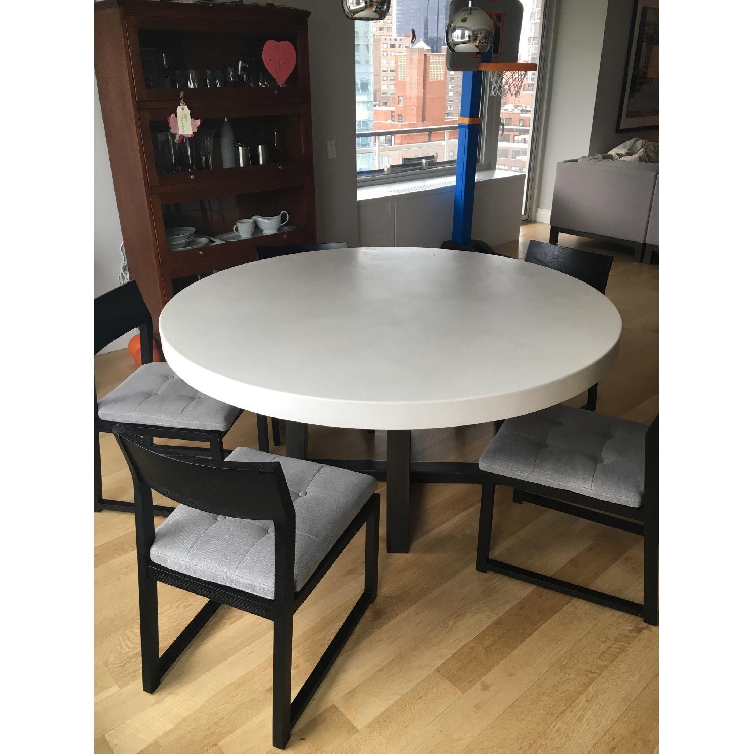 Custom Concrete Top Dining Table - image-2