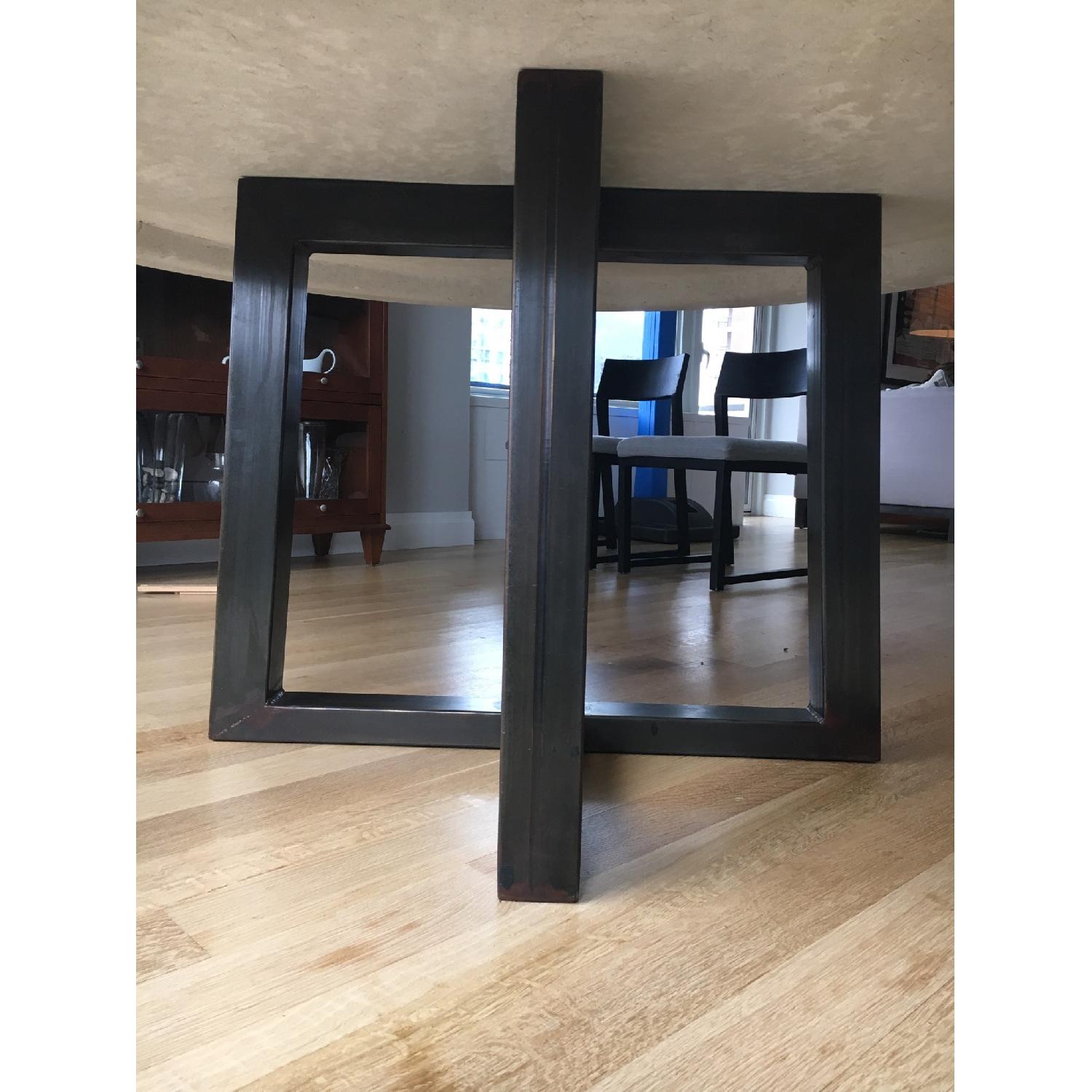 Custom Concrete Top Dining Table - image-4