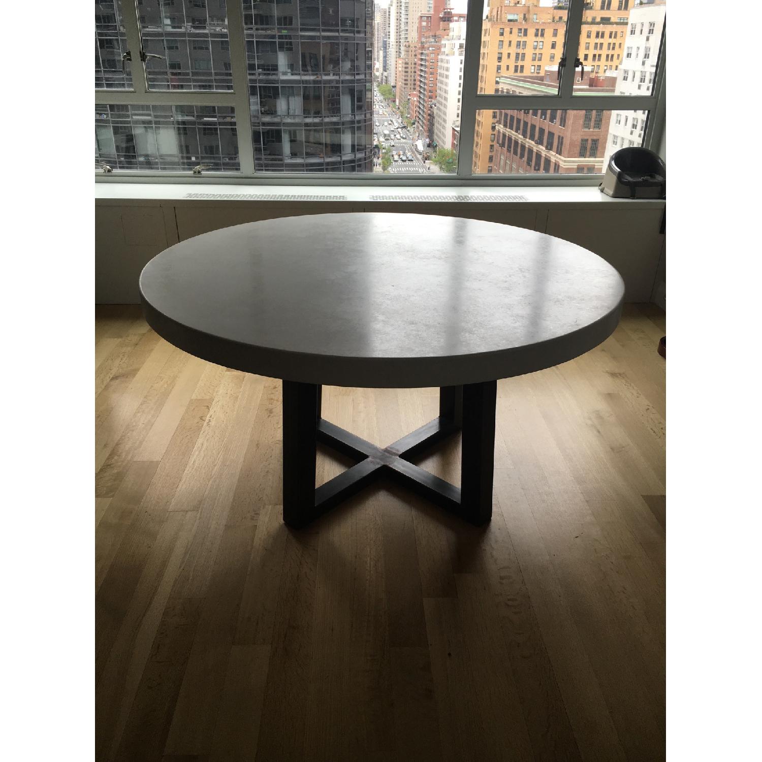 Custom Concrete Top Dining Table - image-6