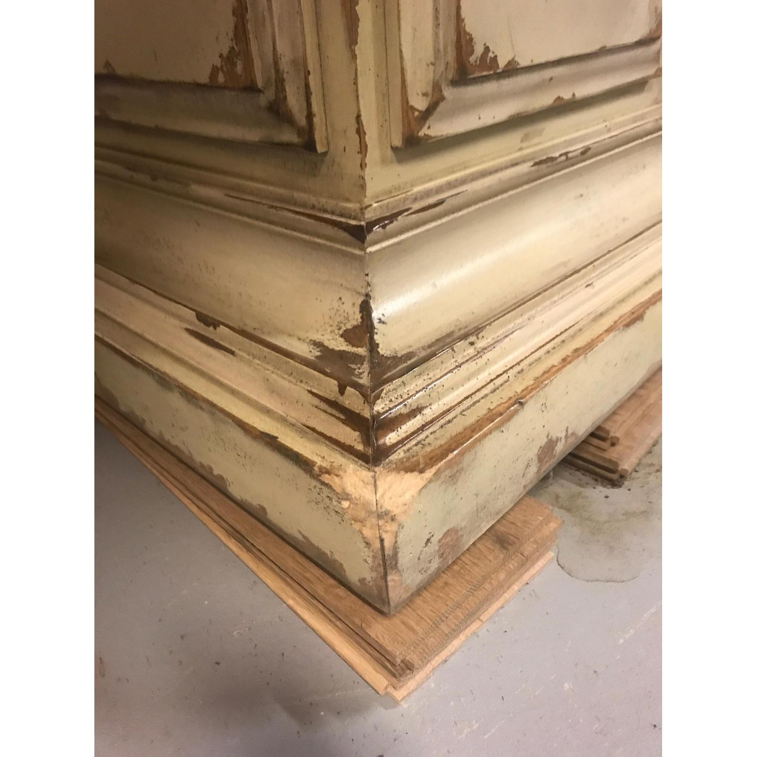 Rustic Wood Dining Table on Pedastals - image-9