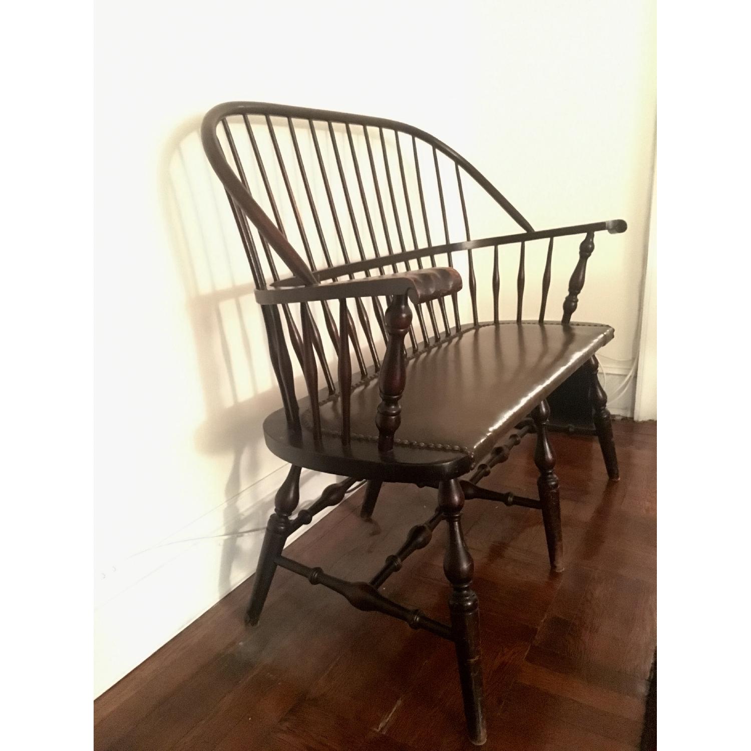 Antique Windsor Bench - image-2