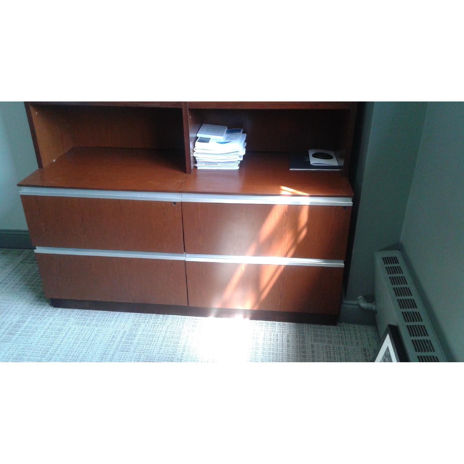 Knoll Office Cabinet w/ Shelving Unit & Additional Storage - image-2