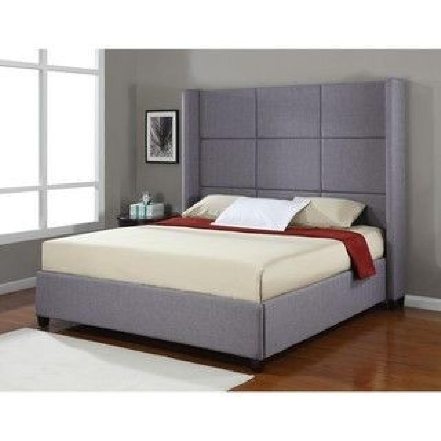 Jillian Upholstered Queen Bed Frame - image-1