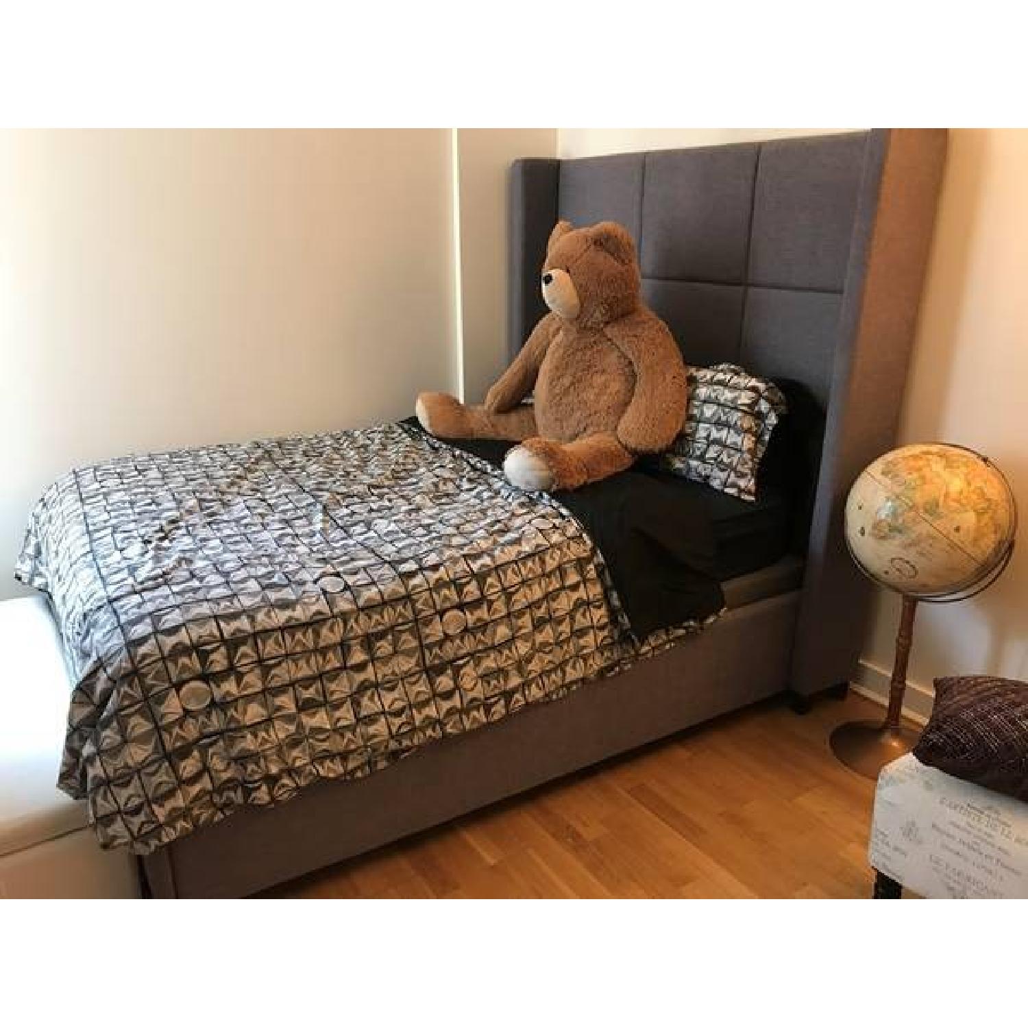 Jillian Upholstered Queen Bed Frame - image-3