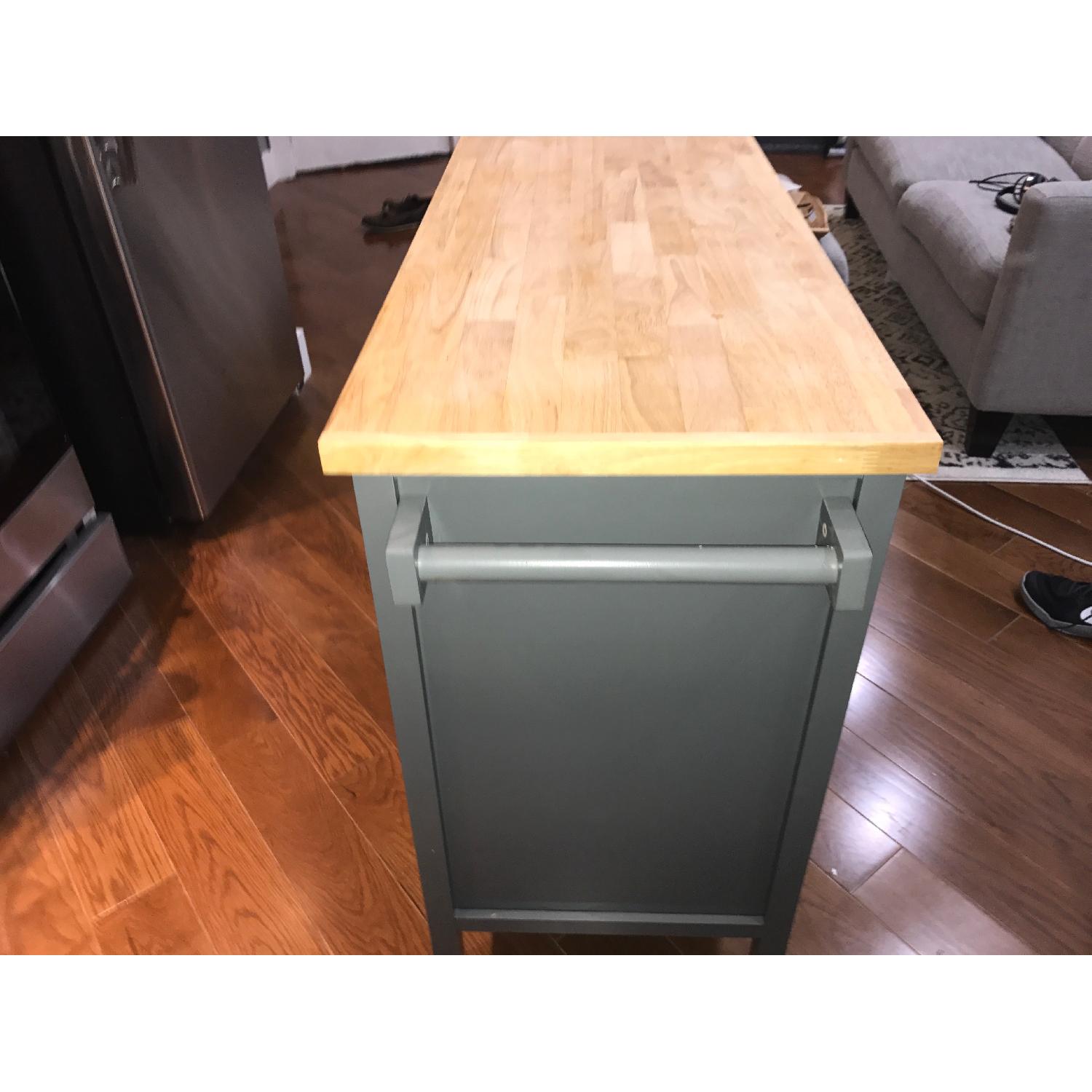Windham Wood Top Kitchen Island AptDeco