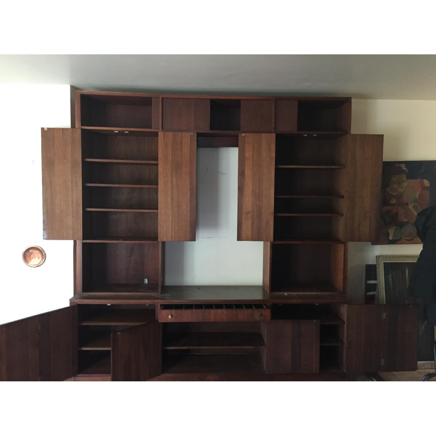 Mid Century Modern Media Wall Unit - image-4