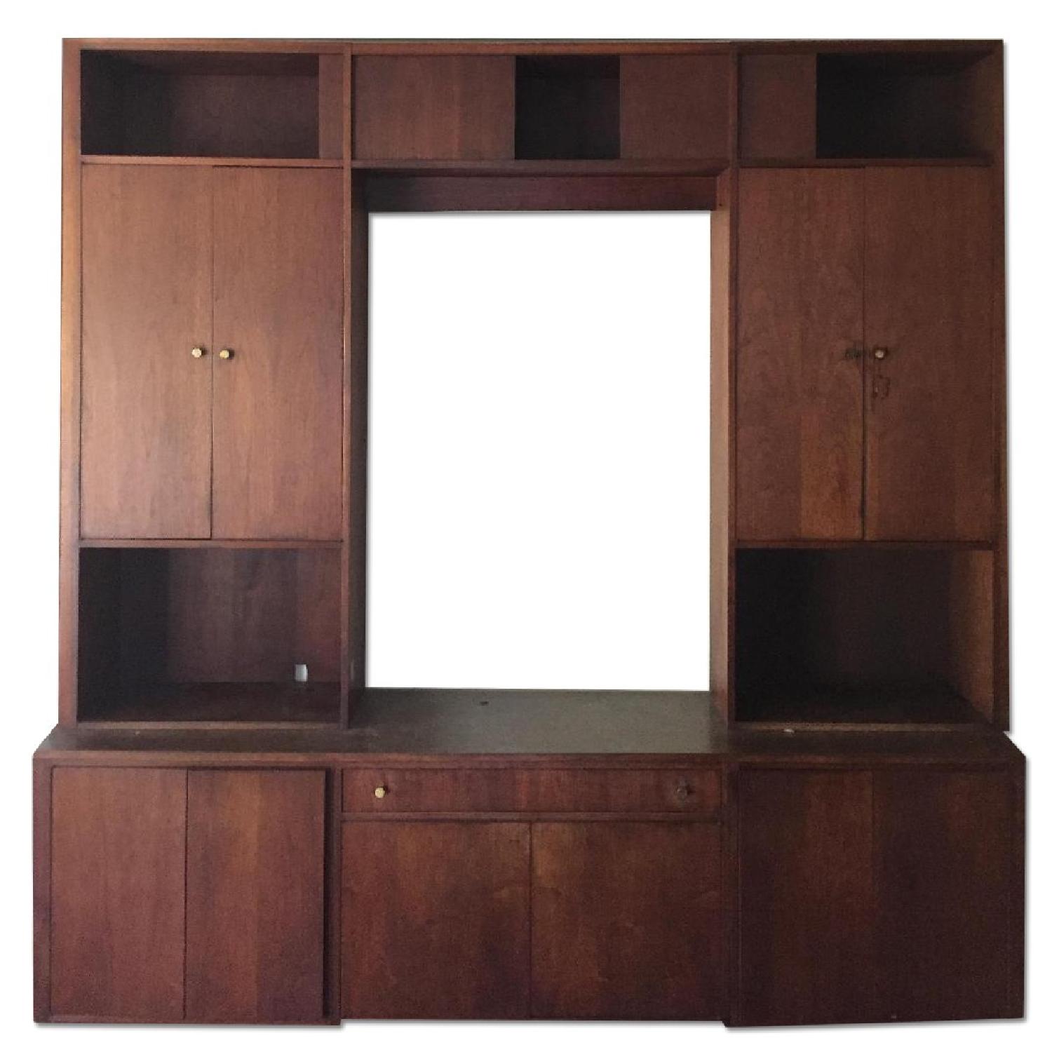 mid century modern media wall unit - aptdeco mid century modern media wall unit - aptdeco