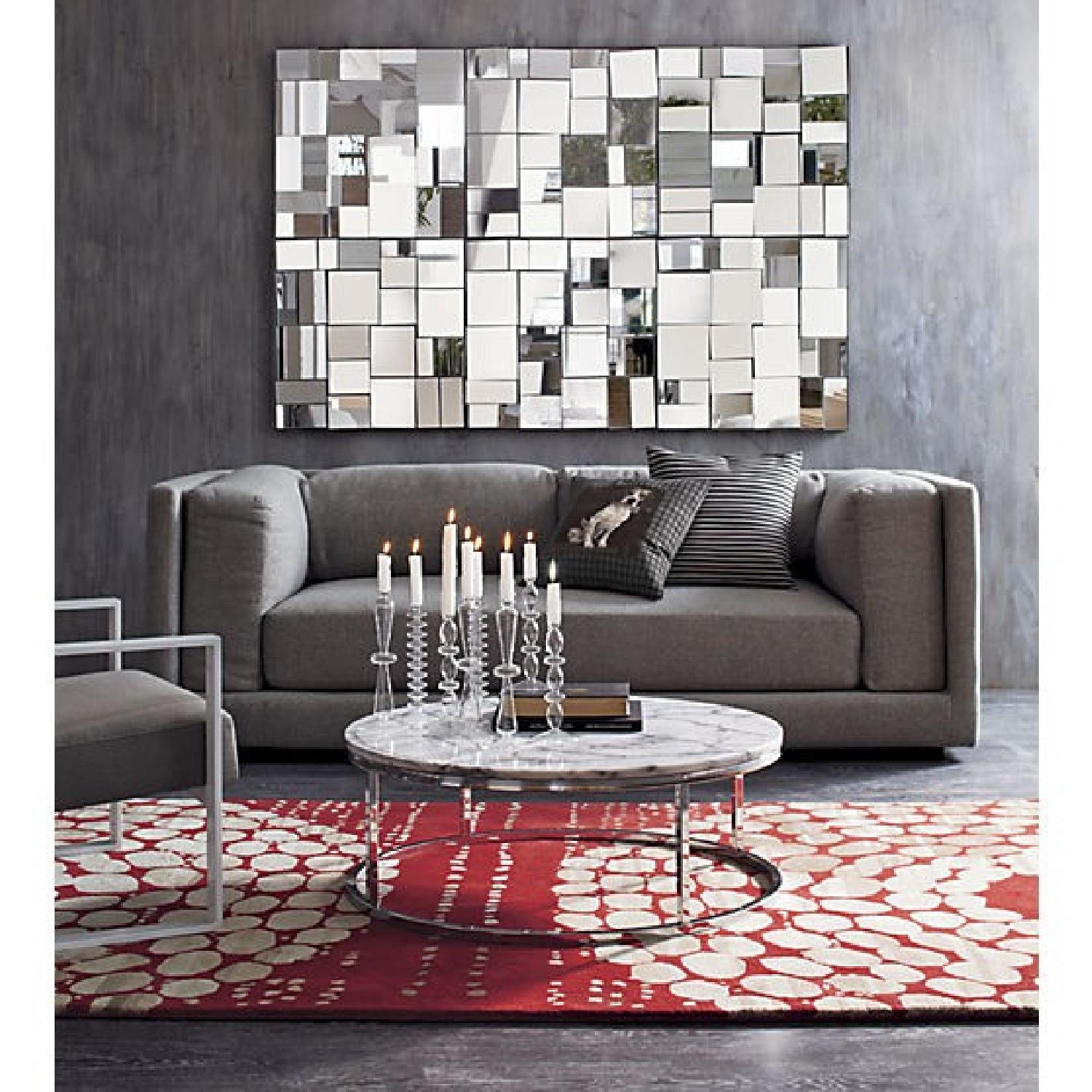 CB2 Round Marble Top Coffee Table - image-5