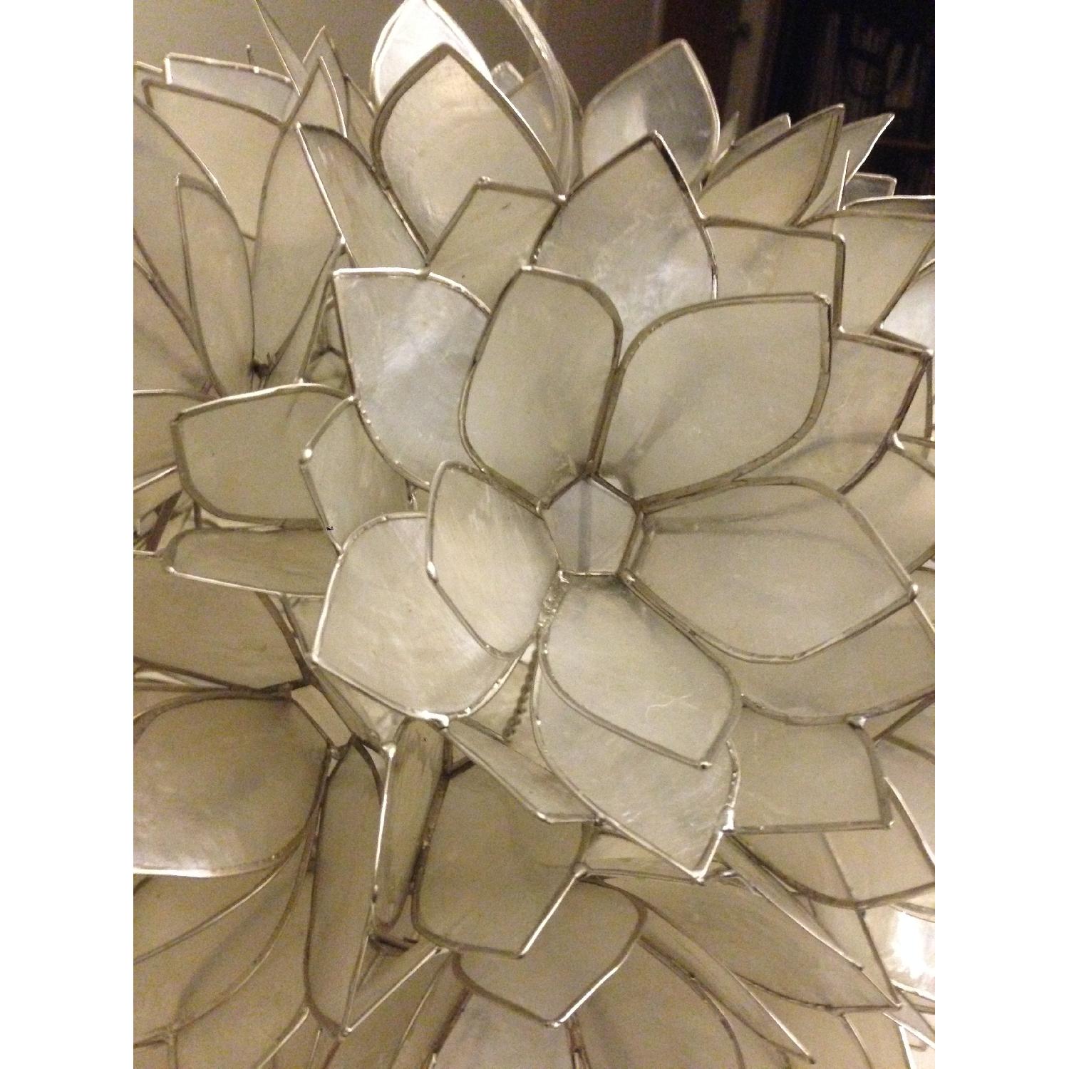 Pottery Barn Capiz Pendant - image-2