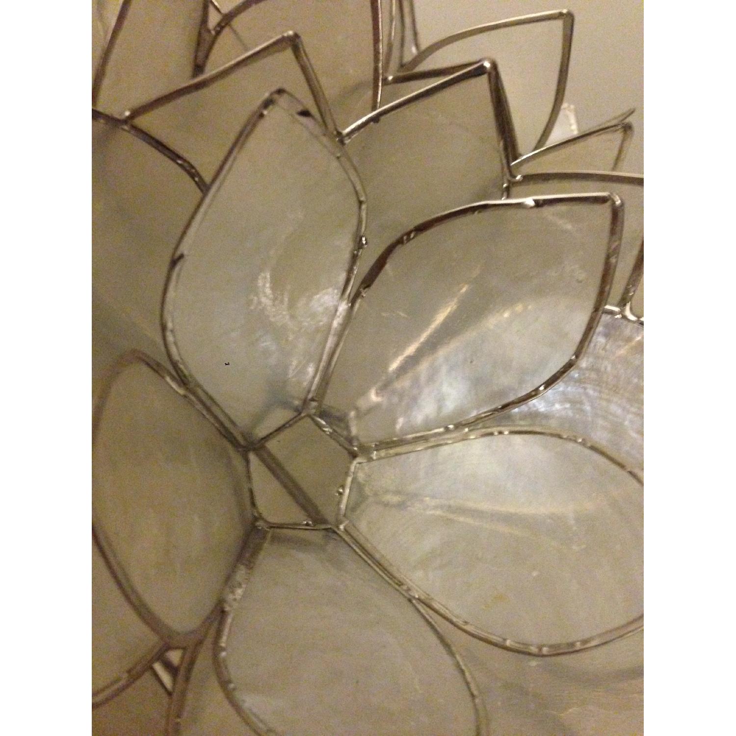 Pottery Barn Capiz Pendant - image-4