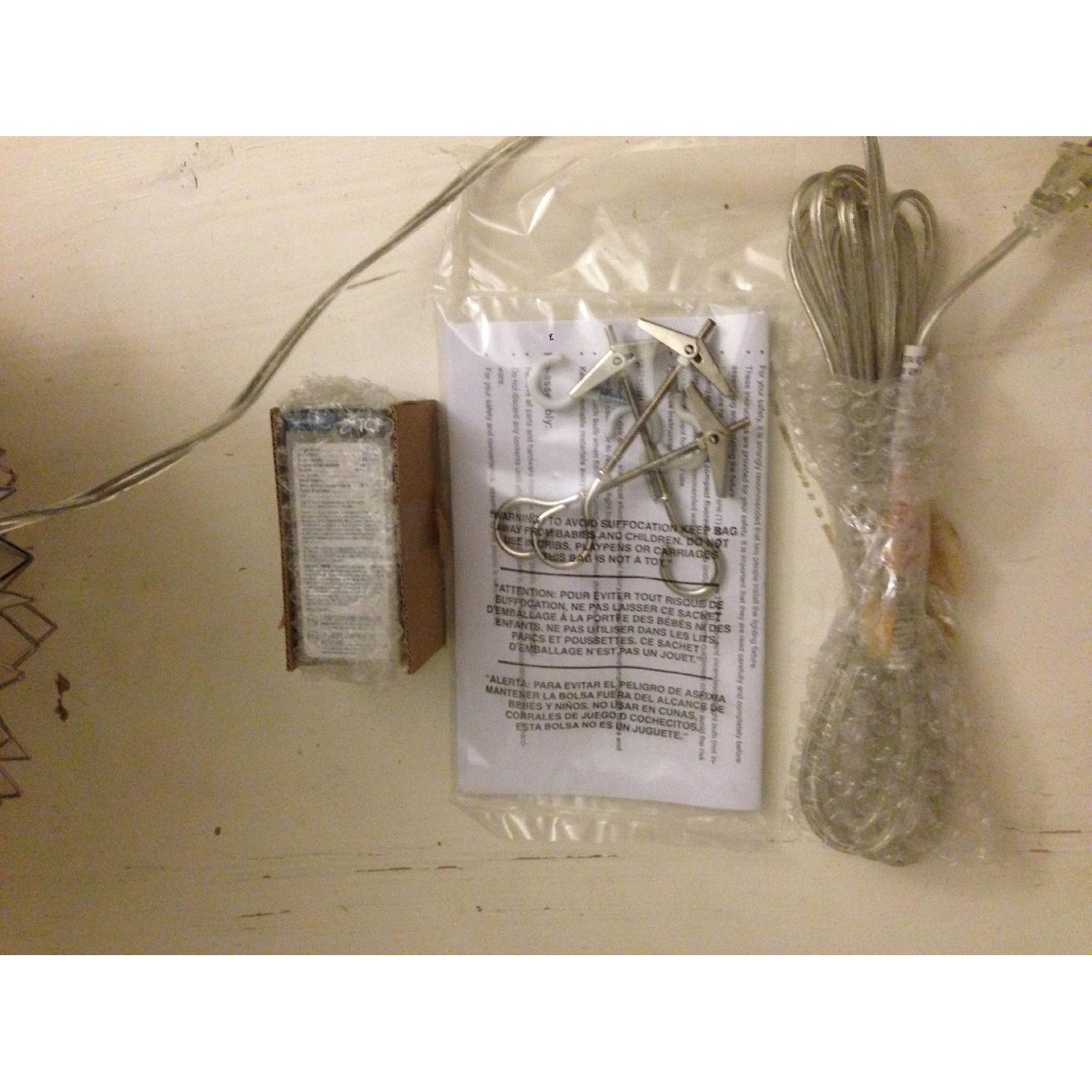 Pottery Barn Capiz Pendant - image-5