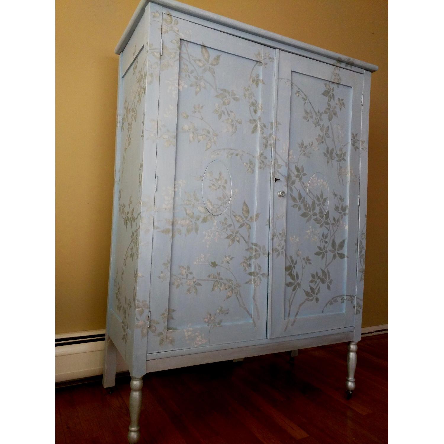 Custom Painted Antique Chifferobe/ Armoire - image-1