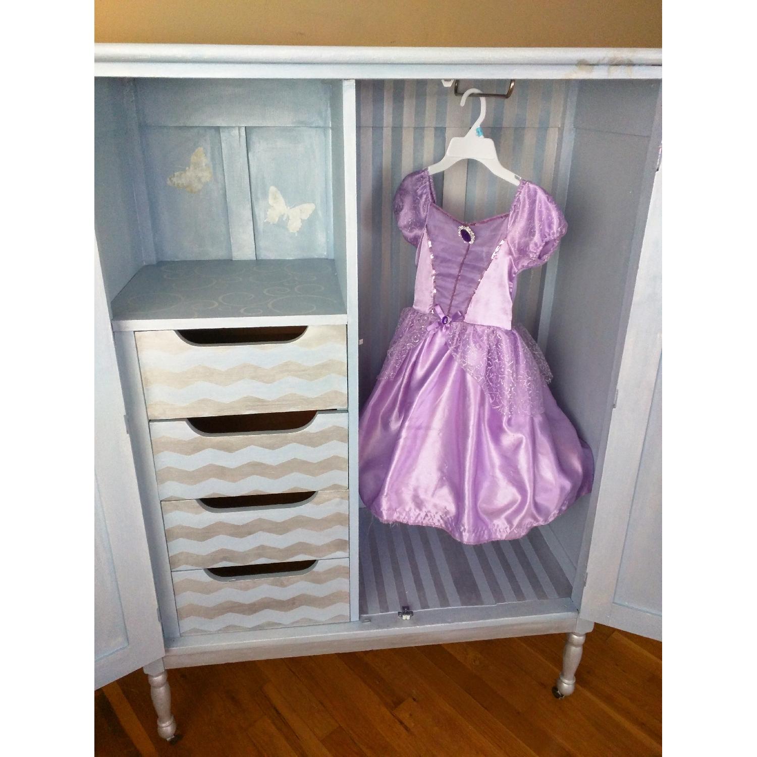 Custom Painted Antique Chifferobe/ Armoire - image-4