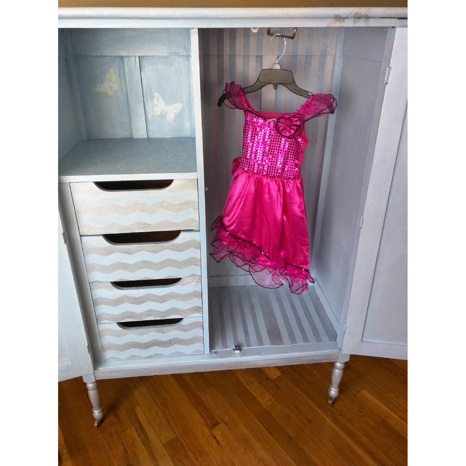 Custom Painted Antique Chifferobe/ Armoire - image-5