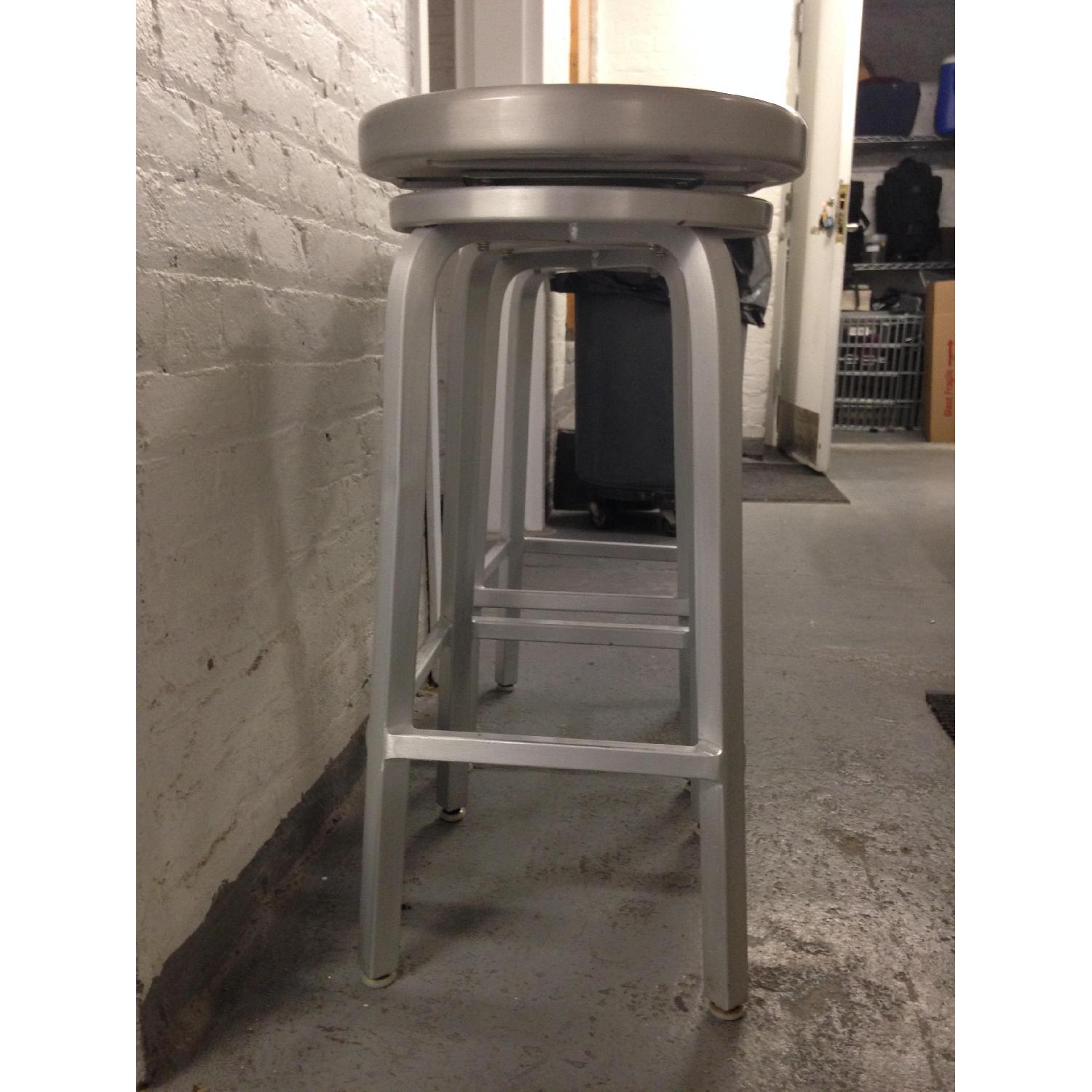 Swivel Metal Bar Stools - image-2
