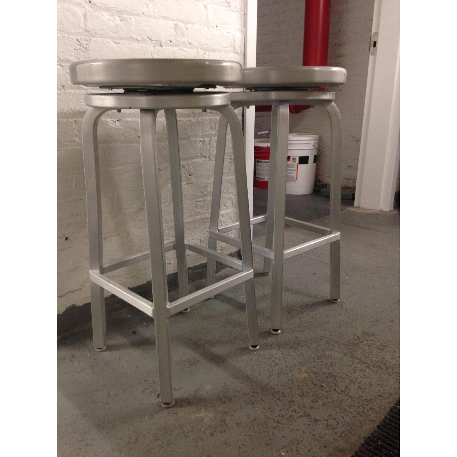 Swivel Metal Bar Stools - image-3