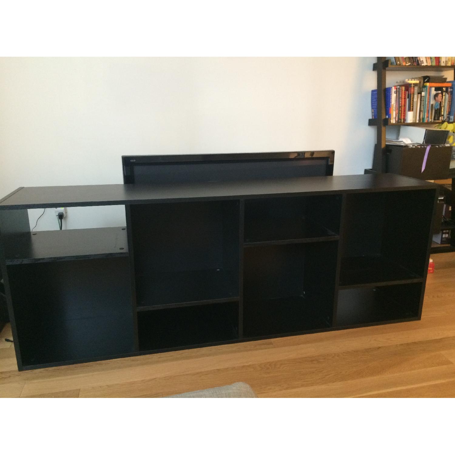 Crate & Barrel Shift Entertainment Stand/Bookcase AptDeco