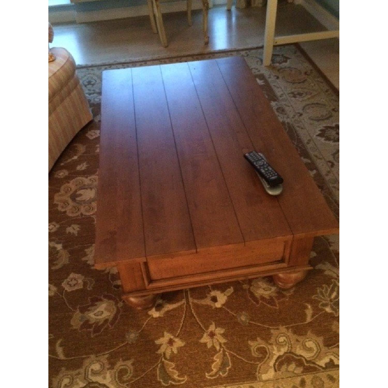Wooden Coffee Table + Coffee Stand/Side Table - image-2