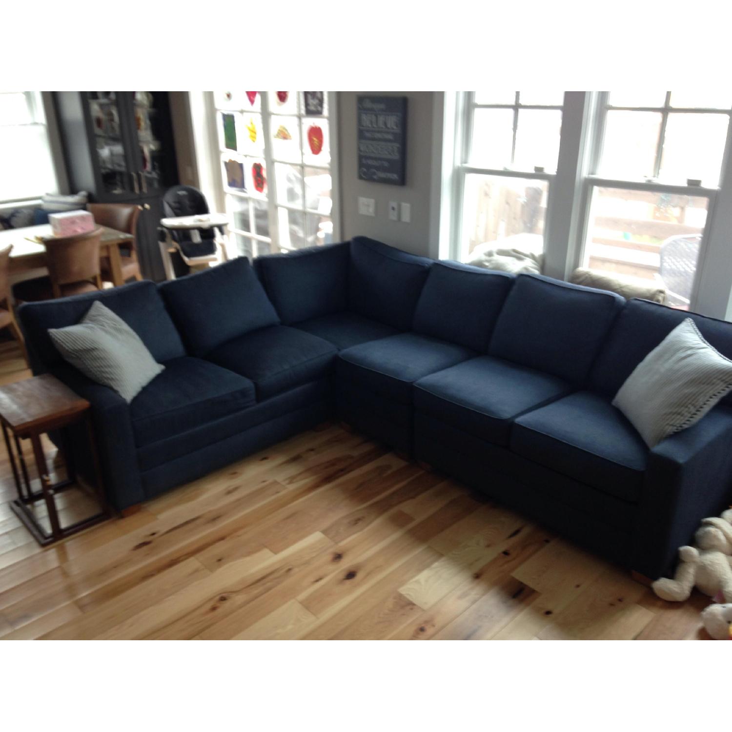 Ethan Allen Sectional Sofa AptDeco