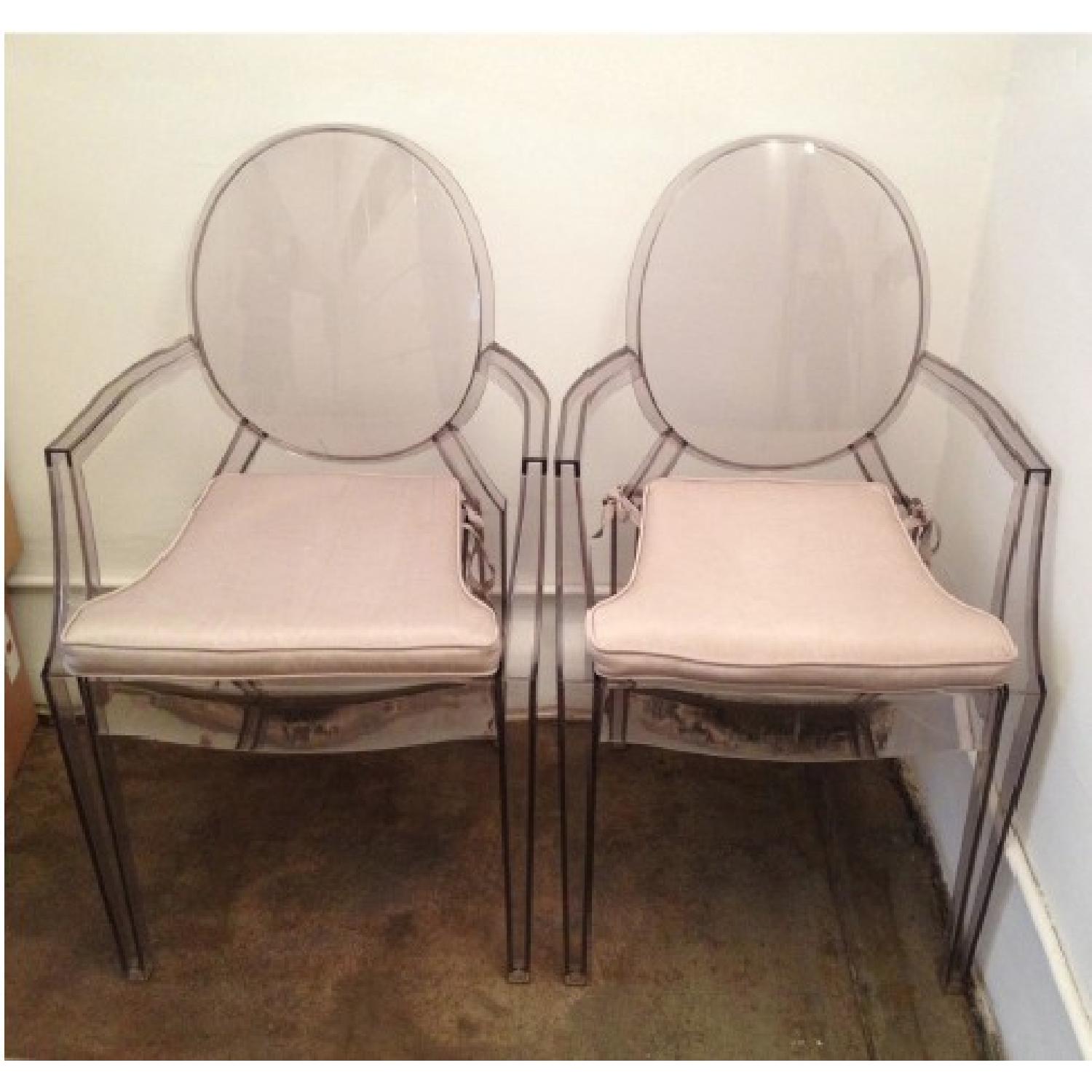Philippe Starck Louis Ghost Armchairs - Pair - image-1
