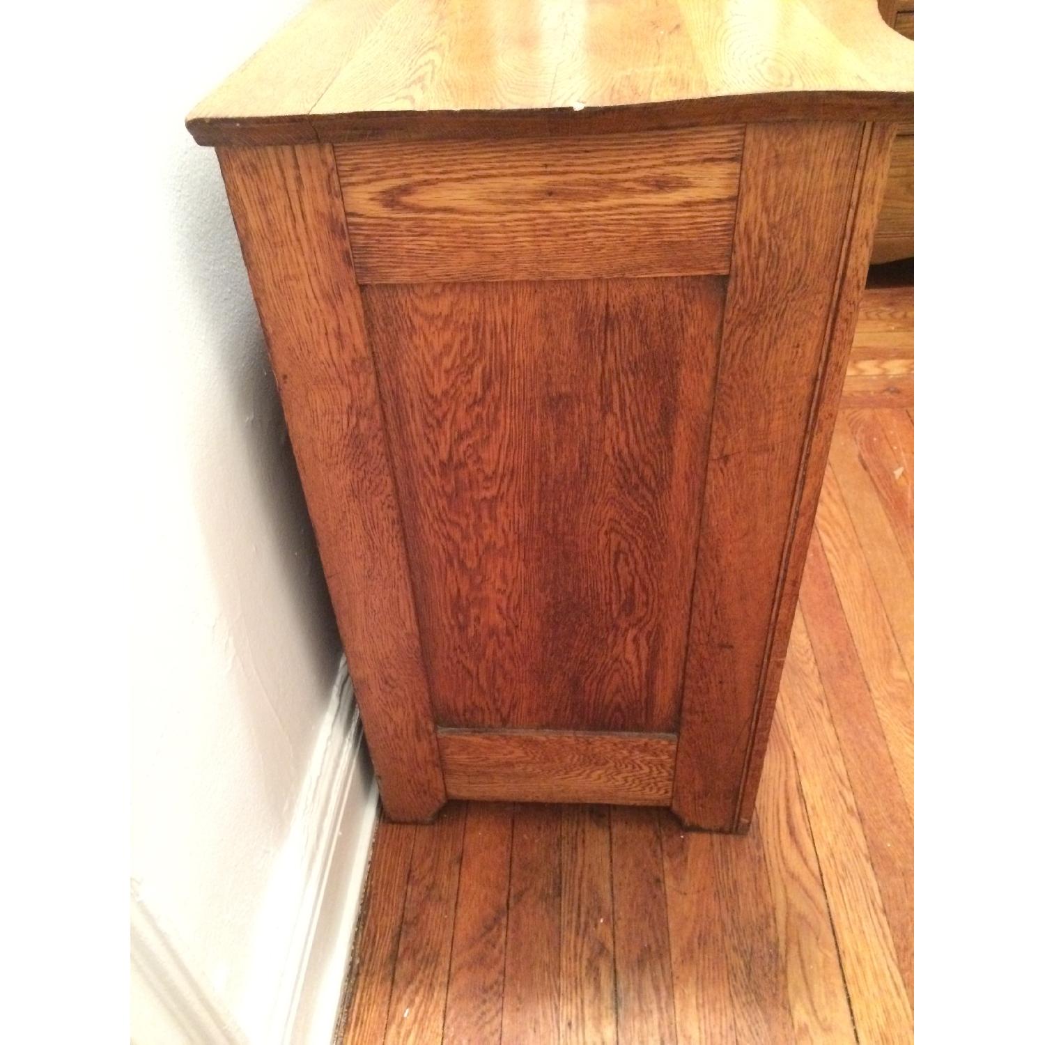 Antique Solid Oak Dresser - image-4