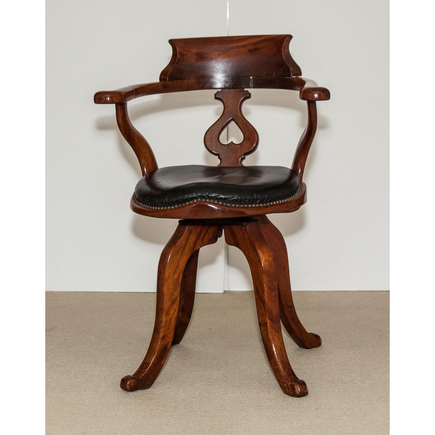 Antique Captain's Chair - image-2