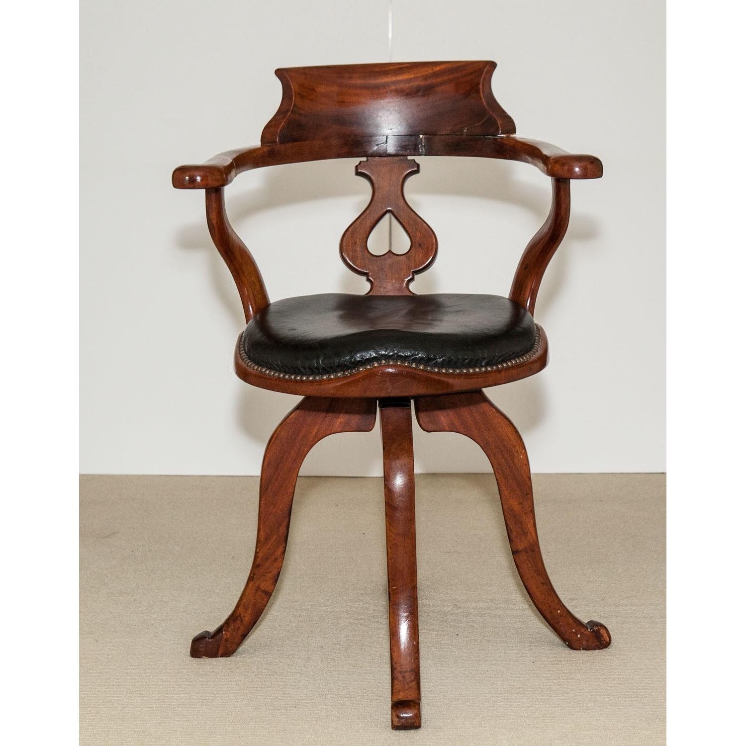 Antique Captain's Chair - image-3
