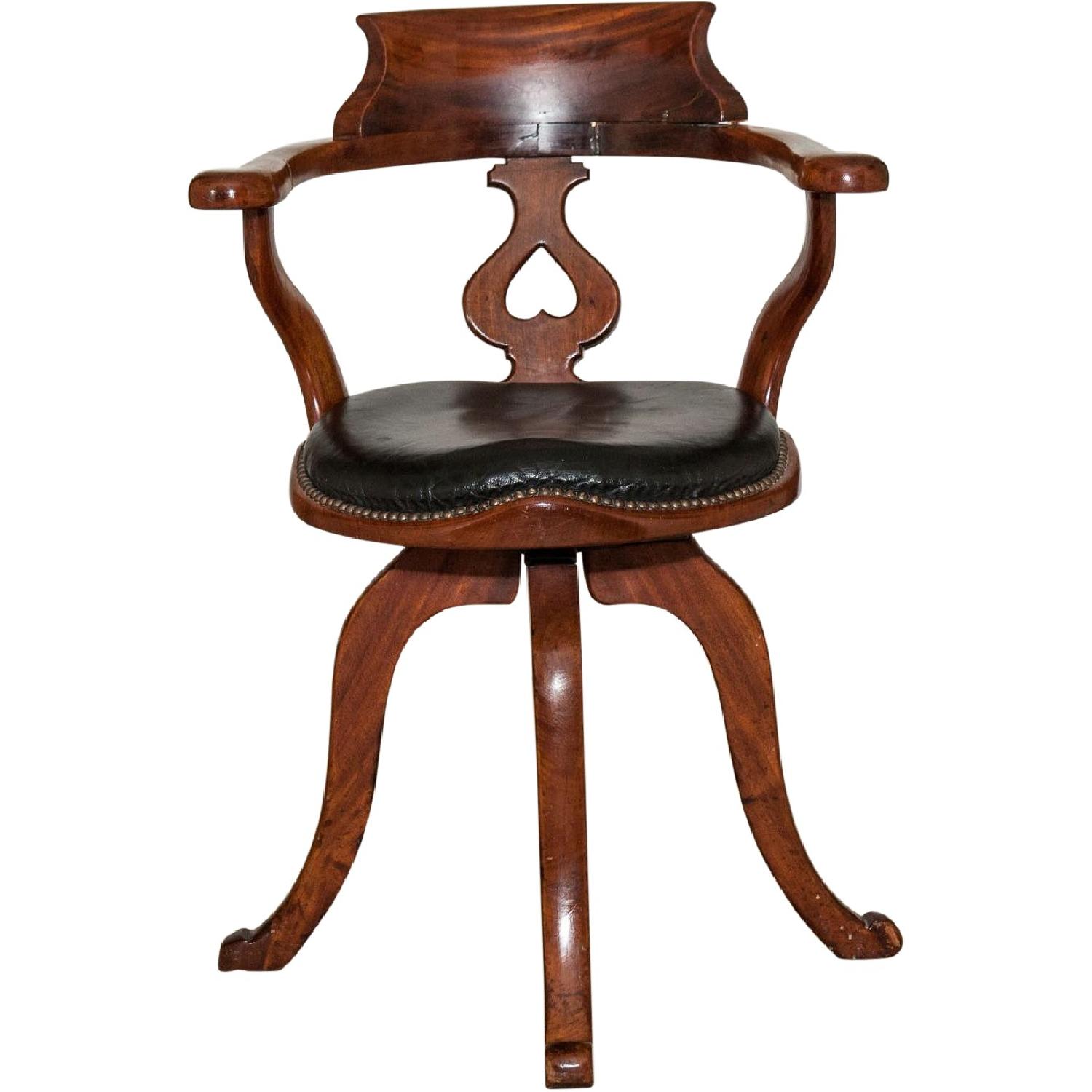 Antique Captain's Chair - image-0