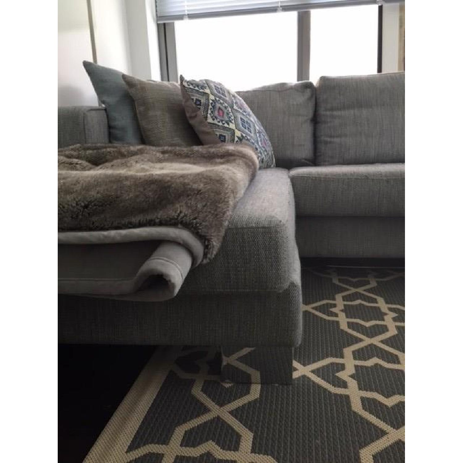 West Elm Sectional Sofa - image-1