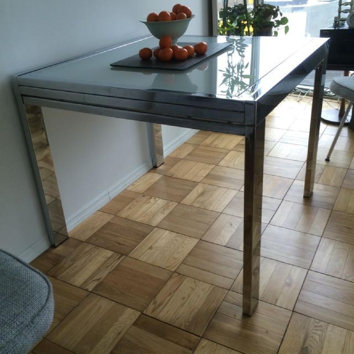 Bontempi Casa Extendable Glass Dining Table - image-2