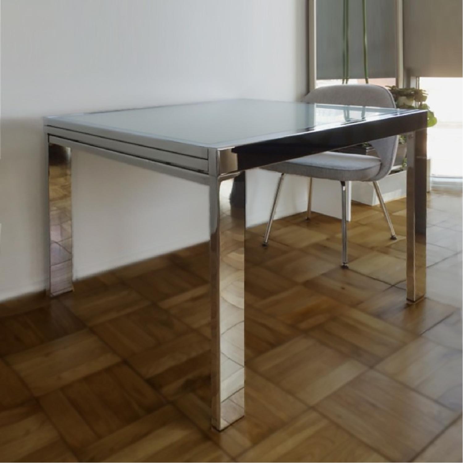Bontempi Casa Extendable Glass Dining Table - image-4
