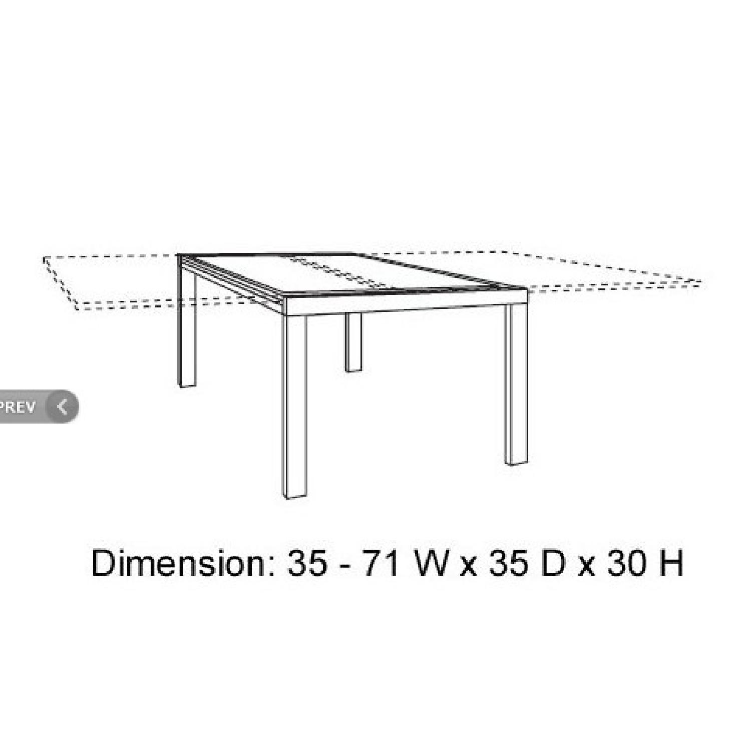 Bontempi Casa Extendable Glass Dining Table - image-6