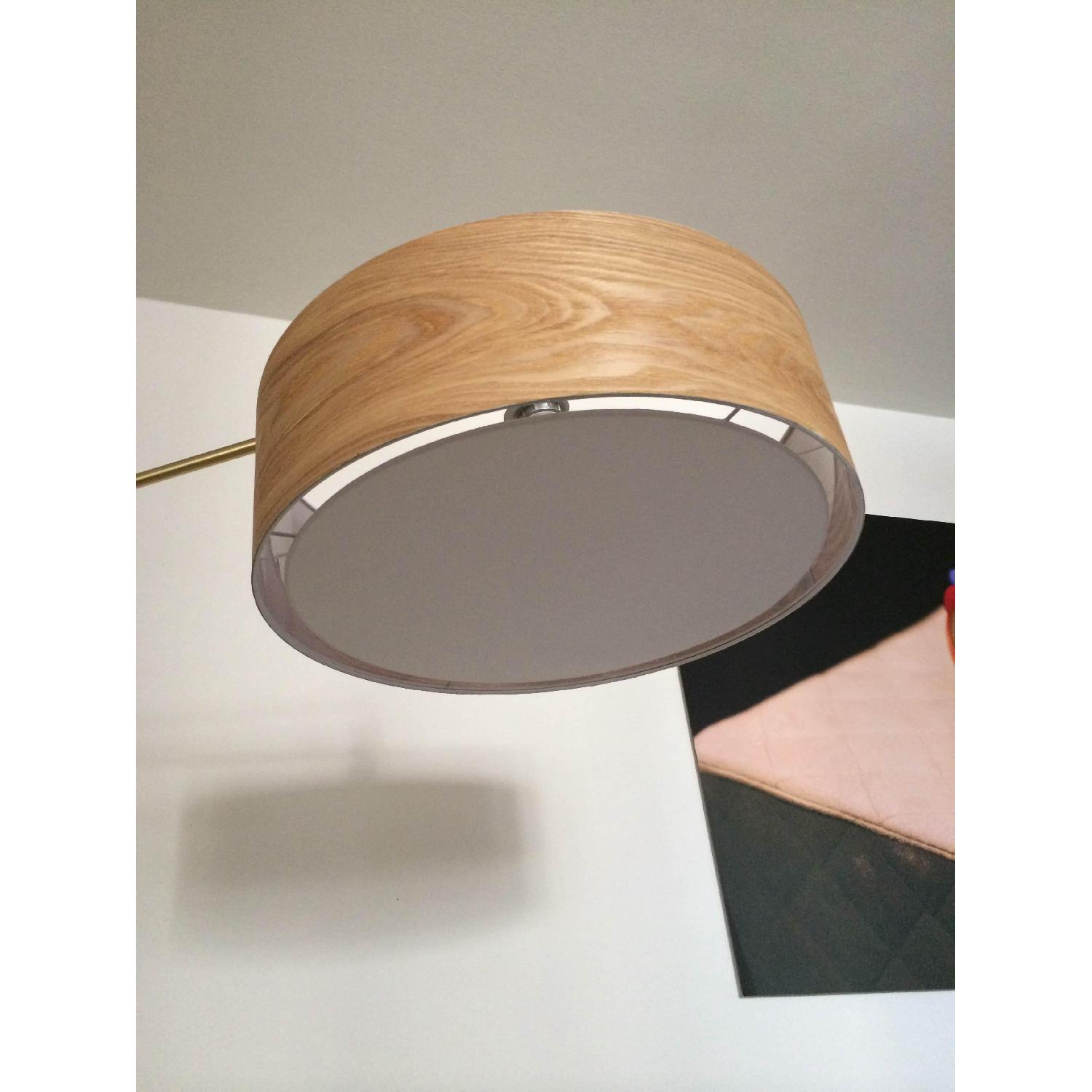 CB2 Wooden Disc Floor Lamp - image-2