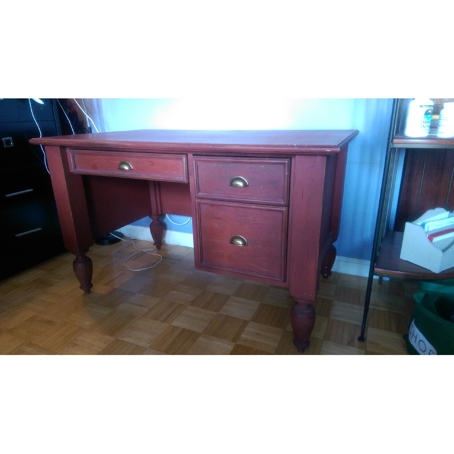 Antique Wooden Desk - image-5