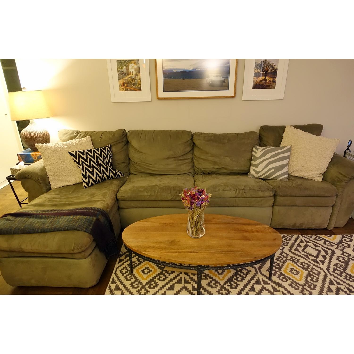 La-Z-Boy Devon Sleeper Sectional Sofa - image-1