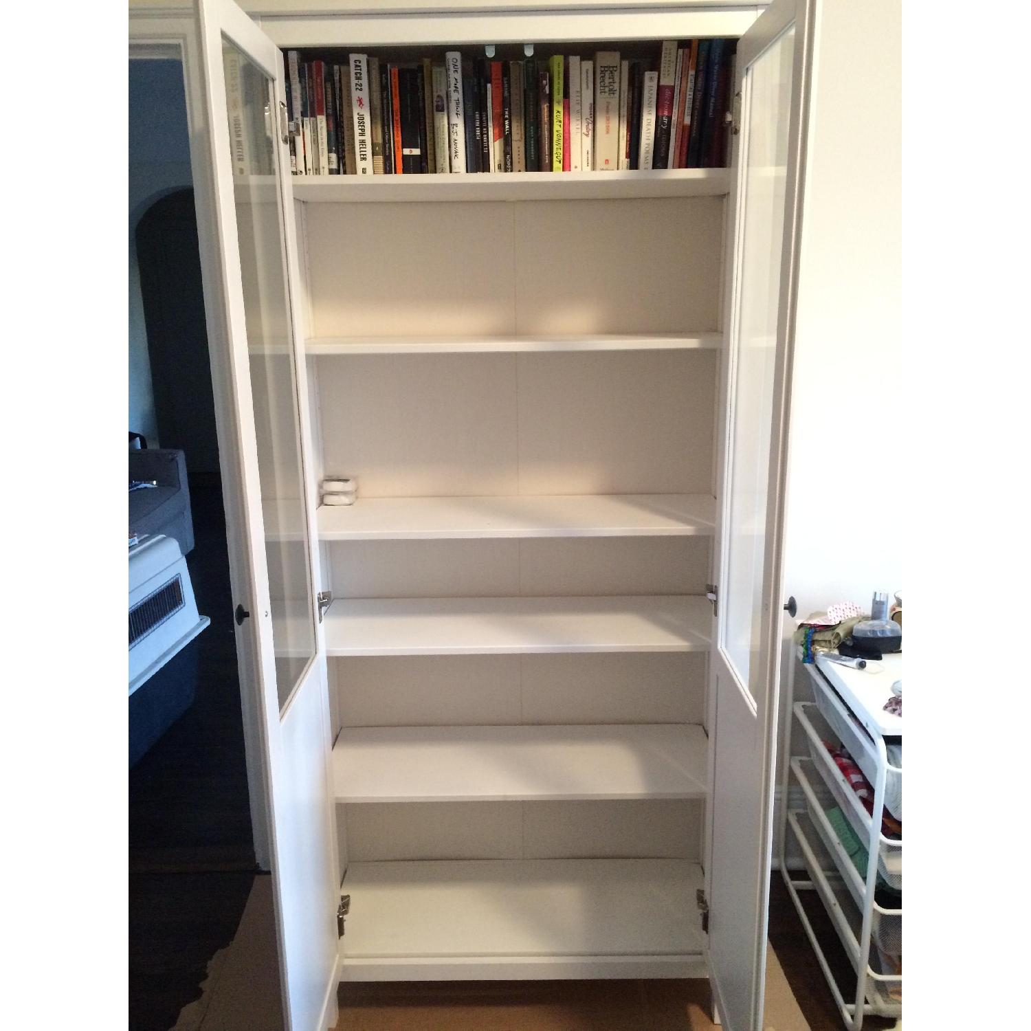 Ikea Hemnes Cabinet w/ Glass Doors - image-2