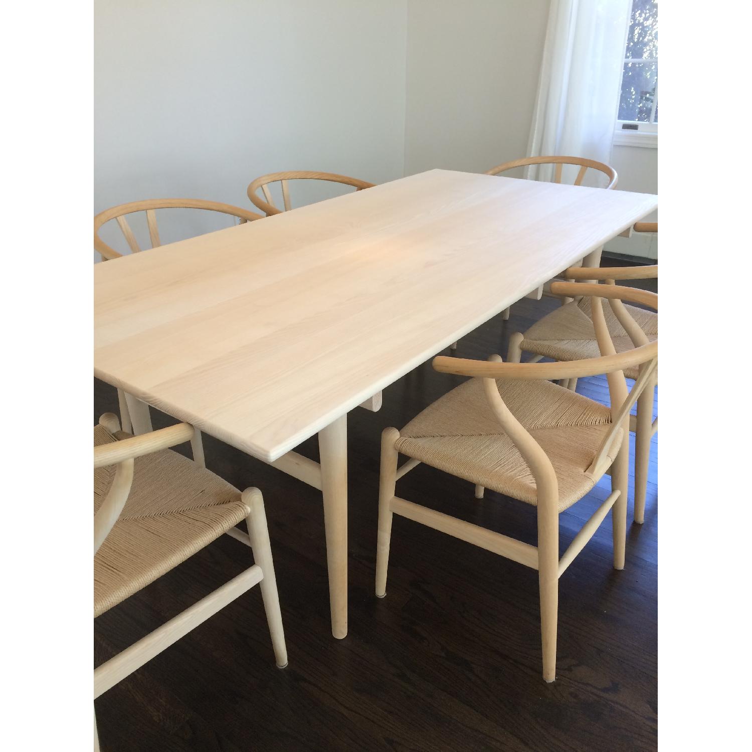 Hans Wegner Dining Table w/ 6 Chairs - image-2