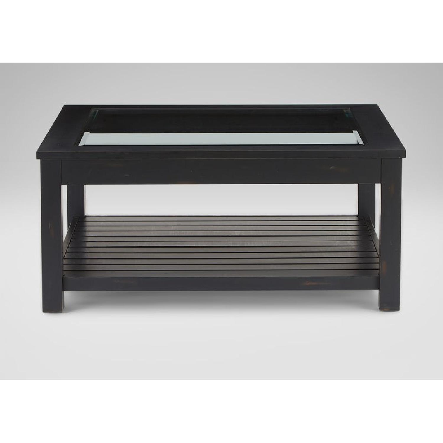 Ethan Allen William Square Coffee Table - image-1