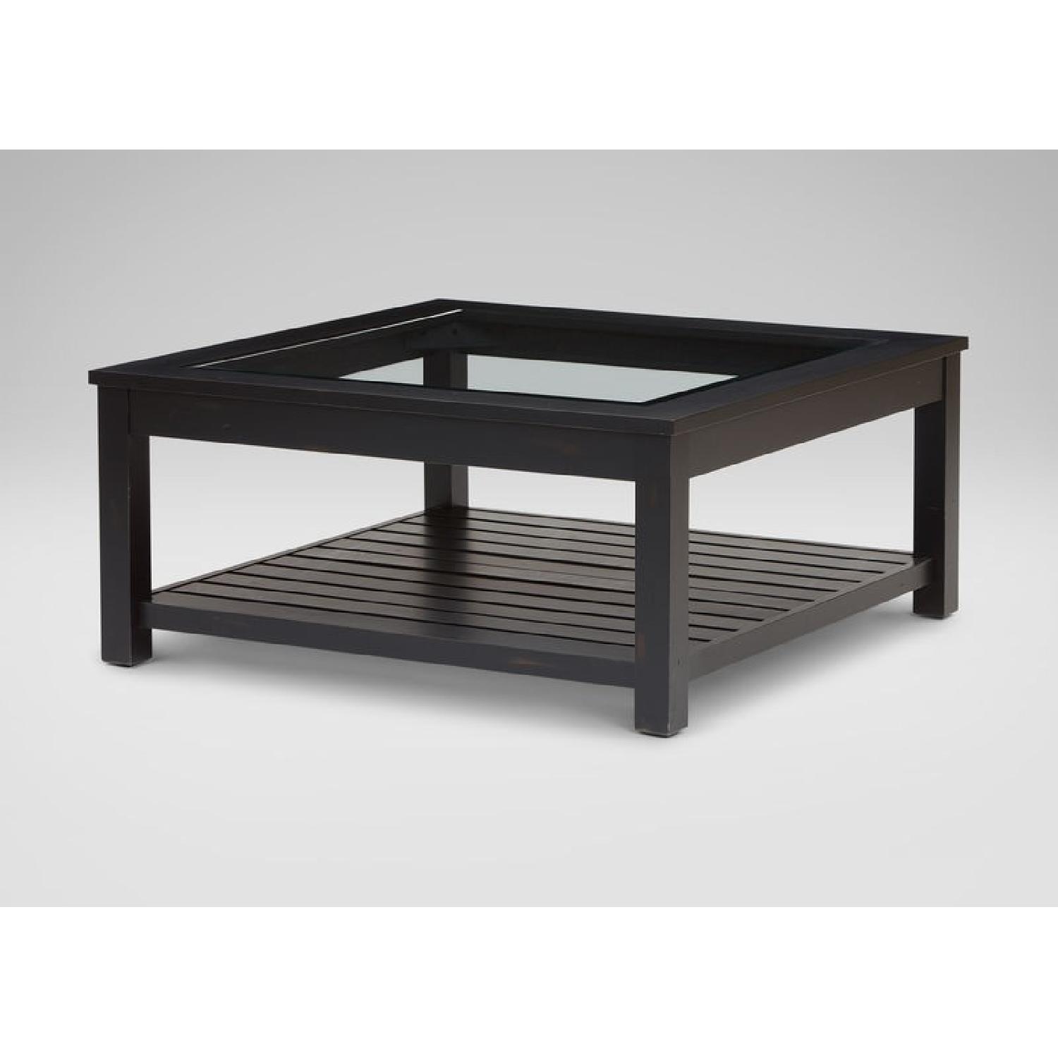 Ethan Allen William Square Coffee Table AptDeco