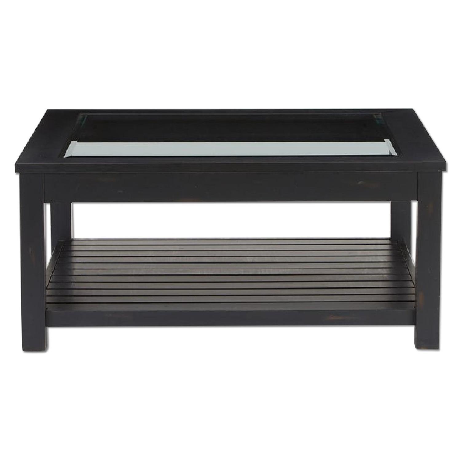 Ethan Allen William Square Coffee Table AptDeco