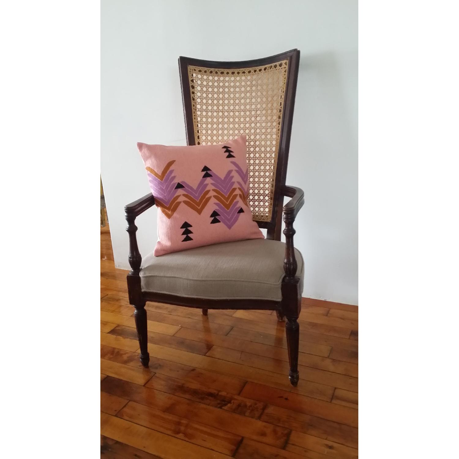 Antique High Cane Back Chair - image-4