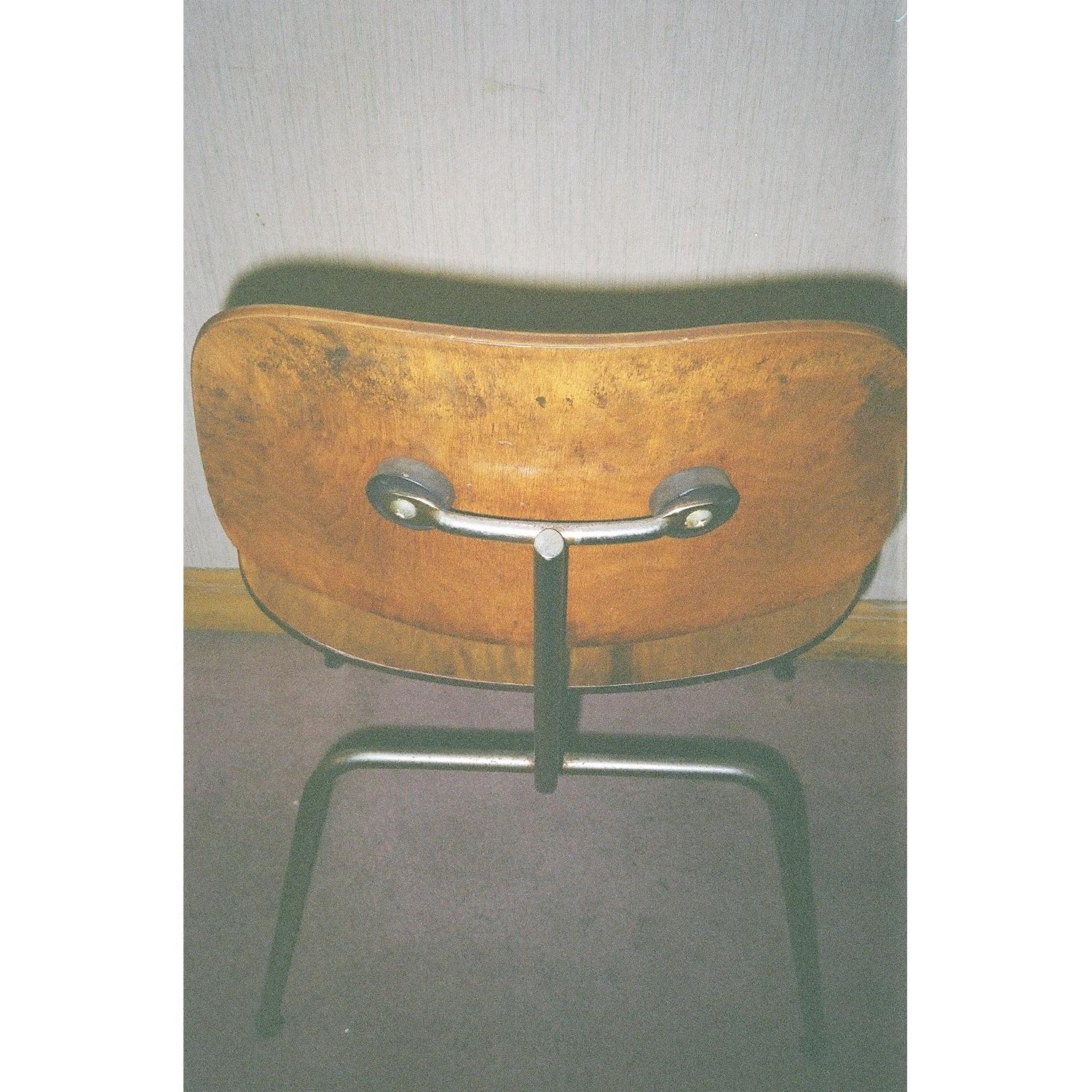 1950s Mid-Century Modern Eames-Style Blonde Wood Side Chairs - Set of 3 - image-2