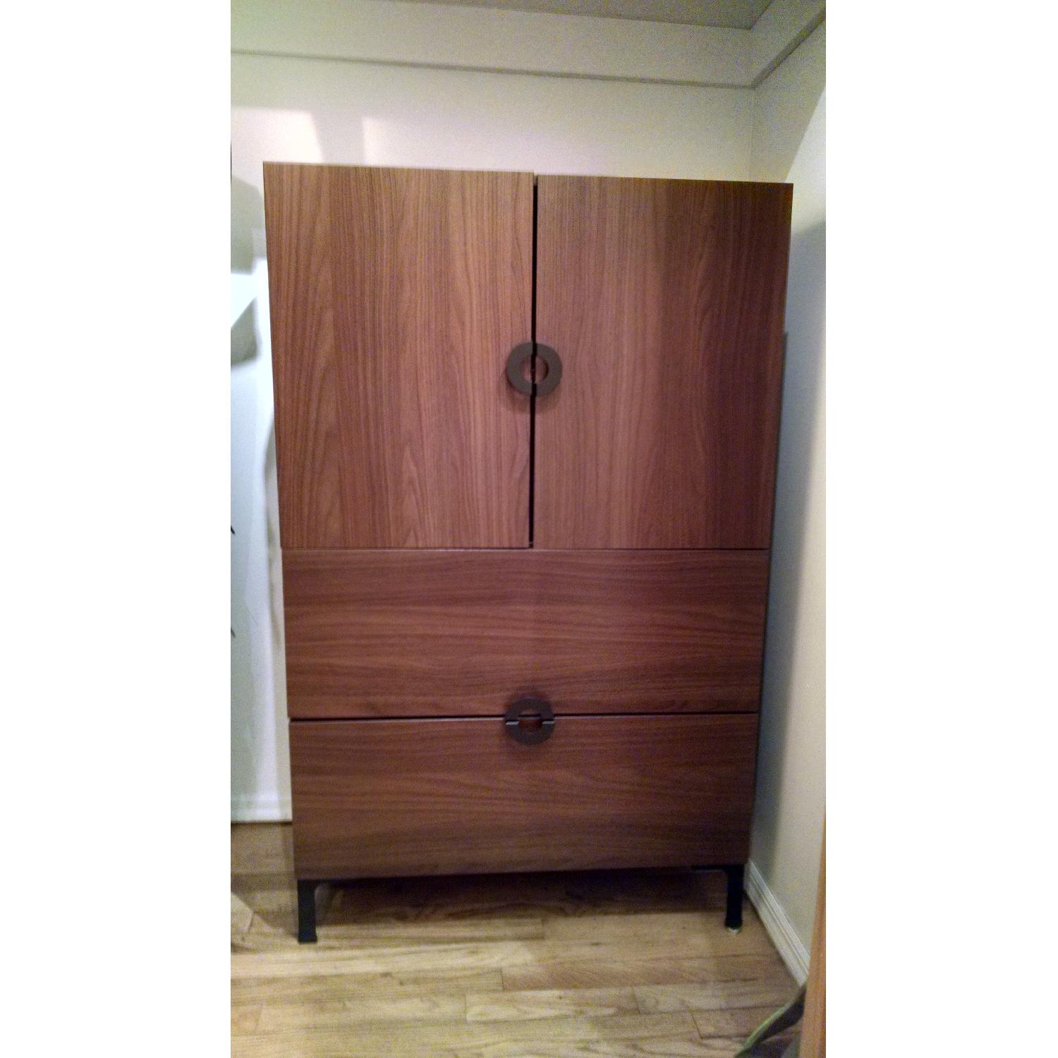 Ikea 2 Drawer Dresser w/ Cabinet - image-1