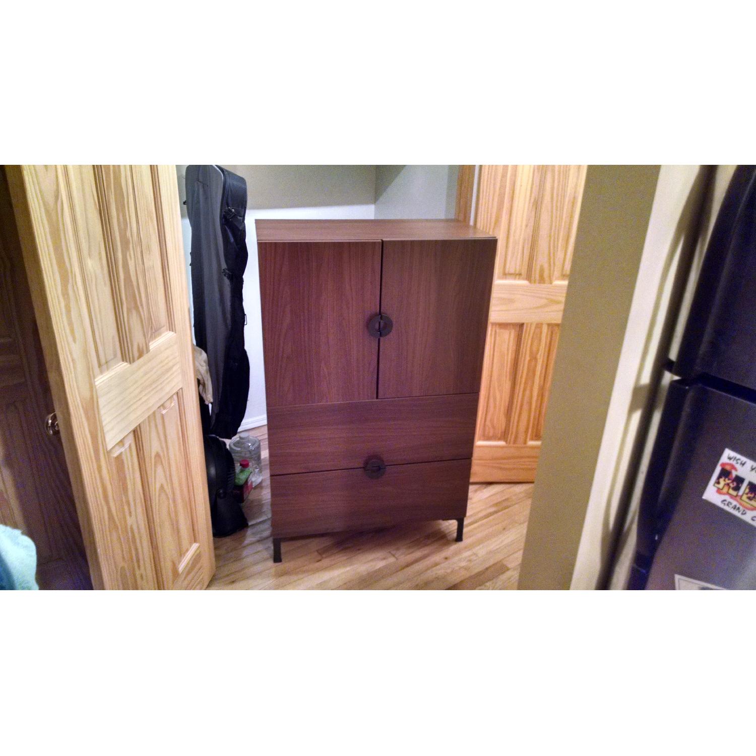 Ikea 2 Drawer Dresser w/ Cabinet - image-5